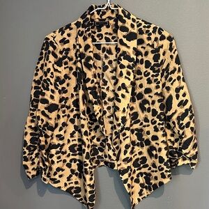 Pearl Leopard Print Women's Blazer